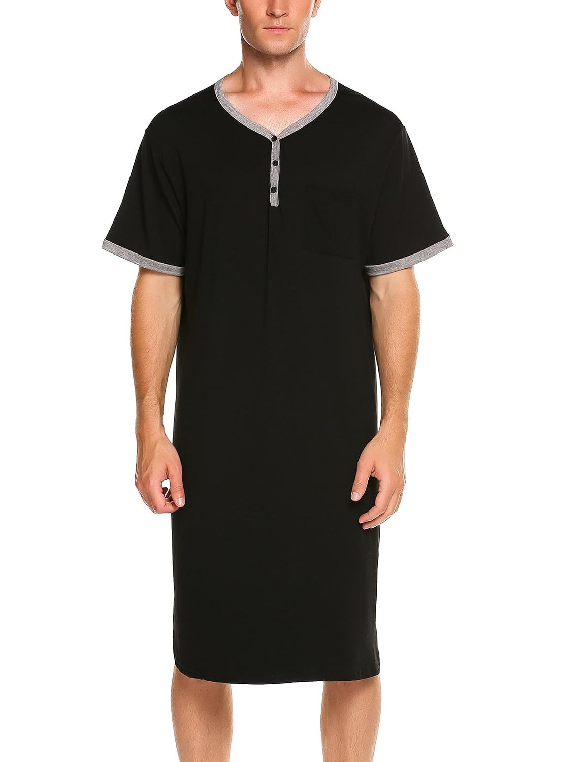 Skylin Cotton Mens Sleep Shirt Deals 