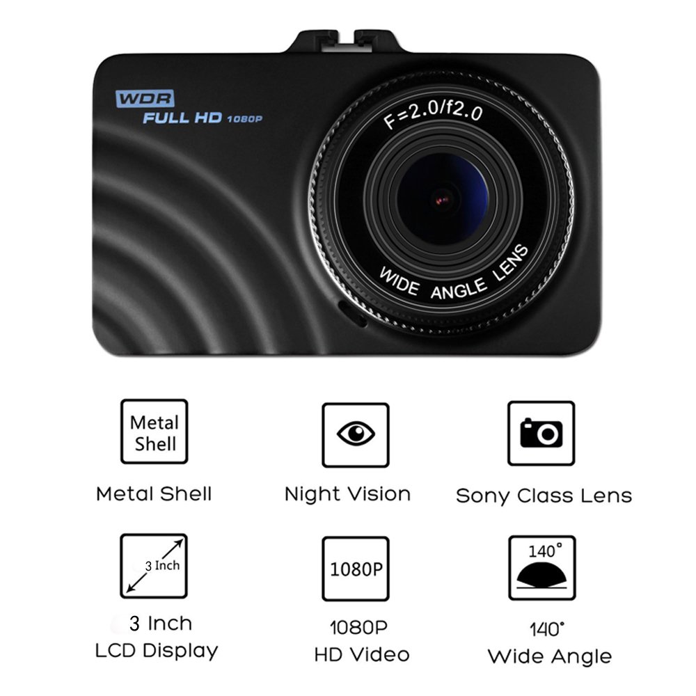 Dash Cam,UNITOPSCI 3.0\