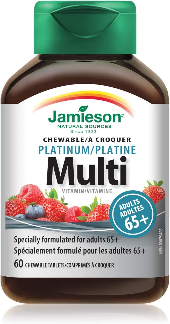 Jamieson Laboratories Platinum Chewable Multivitamin Supplement with
