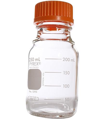 Lot De 10 Bouteilles De Rangement En Verre Pyrex Corning 50mL Avec Bouchons - Très Bon état D'occasion