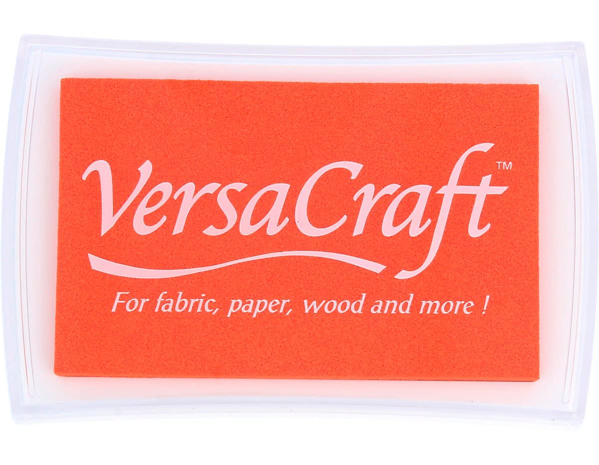 Versacraft Ink Pads for Stamps, Tangerine — image 1