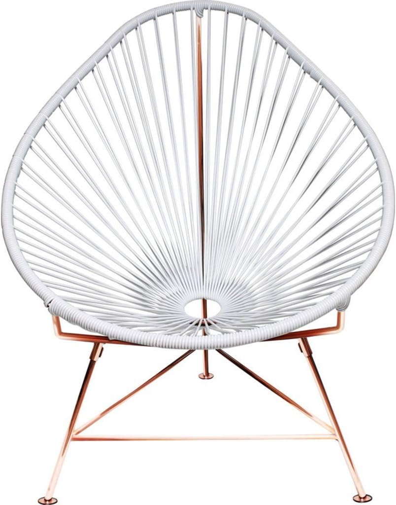 Innit Junior Acapulco Chair – White Weave on Copper Frame