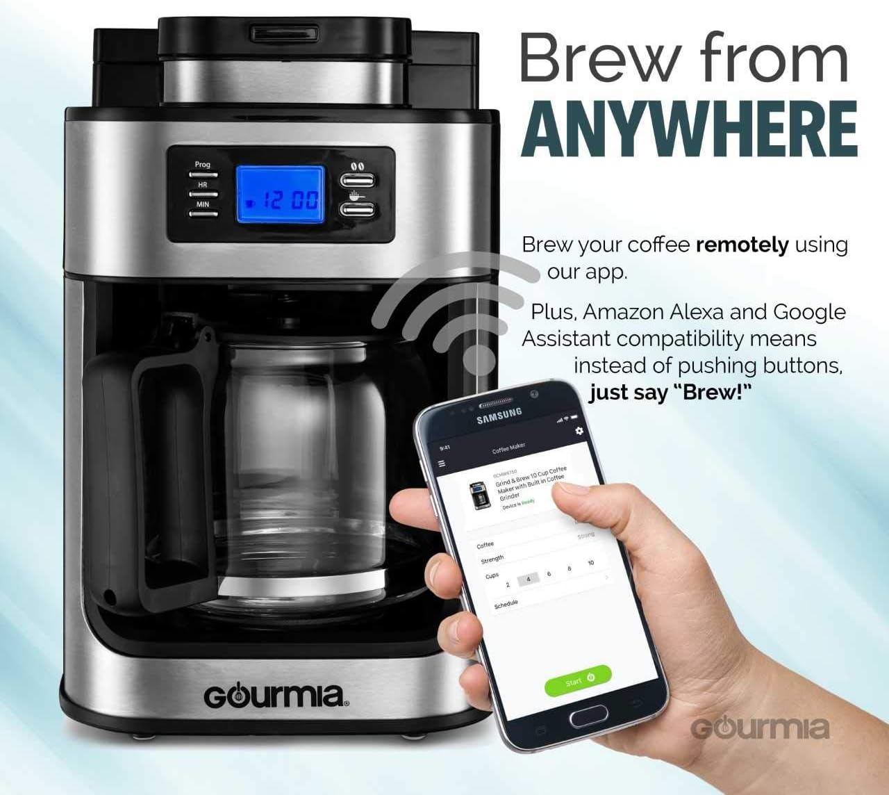 google home control coffee maker