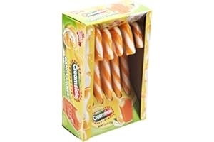 B BBO BRAND Holiday Candy Canes (12 Individually Wrapped Good Humor Creamsicle Candy Canes (2 Boxes))