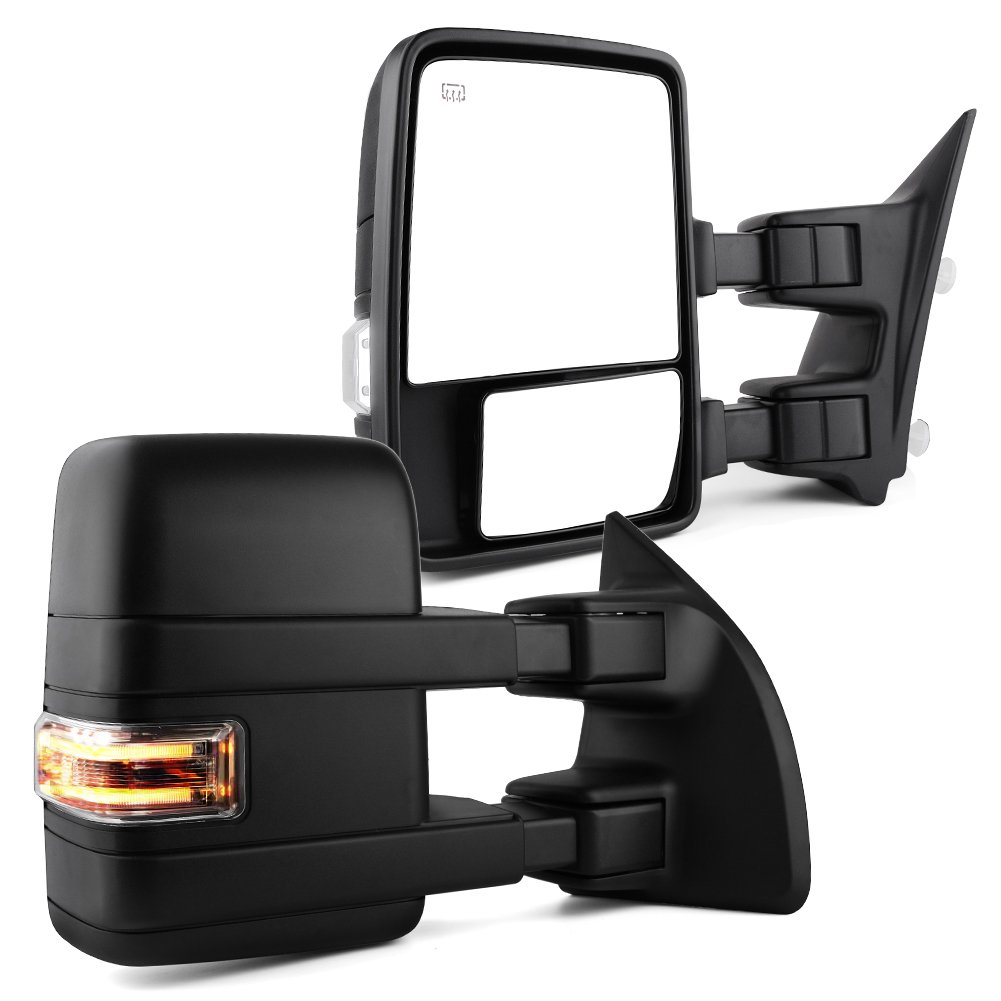 Amazon.com: Ford Towing Mirrors, Ford Power Heated with LED Turn Signal  Light Clearance Light Air Temperature Sensor Tow Mirrors, for 2008 - 2016  Ford F250 ...
