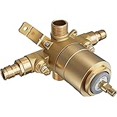 PROFLO PF4001WP 4001 Series Pressure Balanced Tub and Shower Faucet Valve with Stops PEX ASTM F1960 Uponor (Wirsbo) Connector