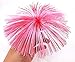 yueton 12pcs Colorful Lobster Clasp Bead Charms Silky Tassels DIY Key Chain Jewelry Accessory