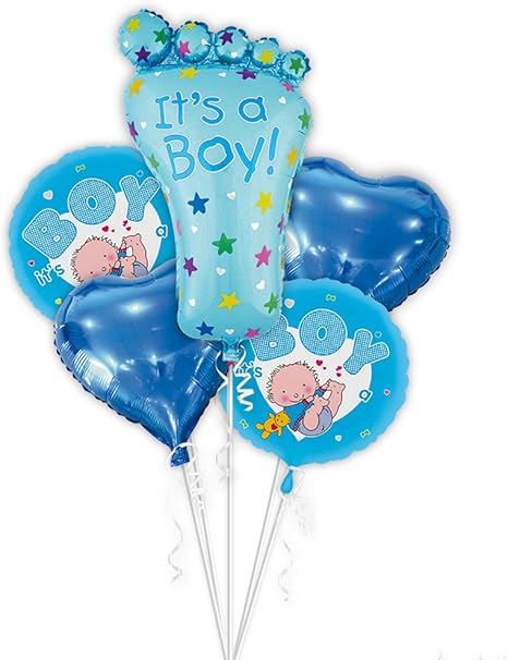 SGODA It's Boy Folienballons für Babyparty, blau, 51 cm: Amazon.de:  Spielzeug