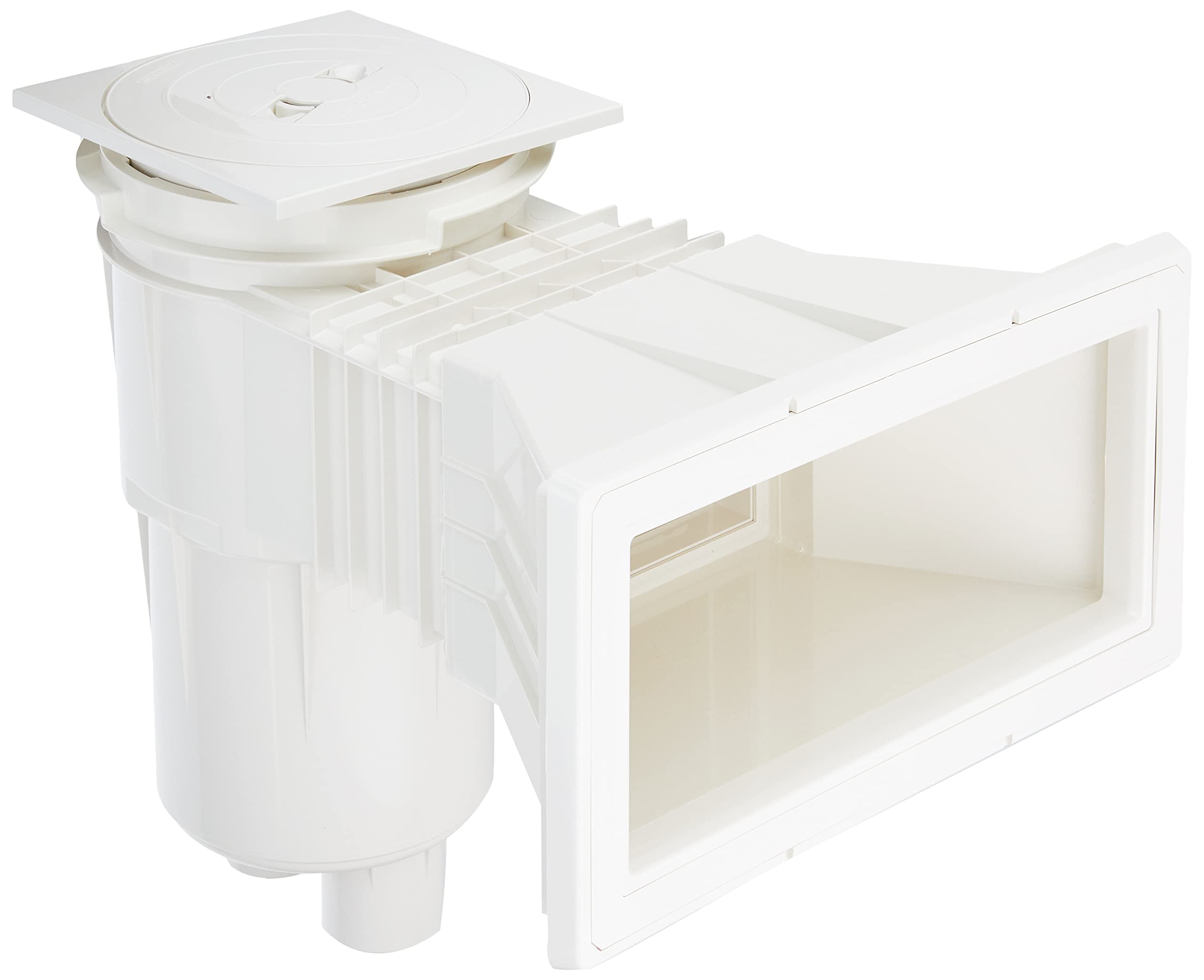 Steinbach Wide-Necked Installation Pond Skimmer, Grande 1 For Concrete And Film Tank, White, 68.09x37.20x15.5 cm/1 Litre, 404307