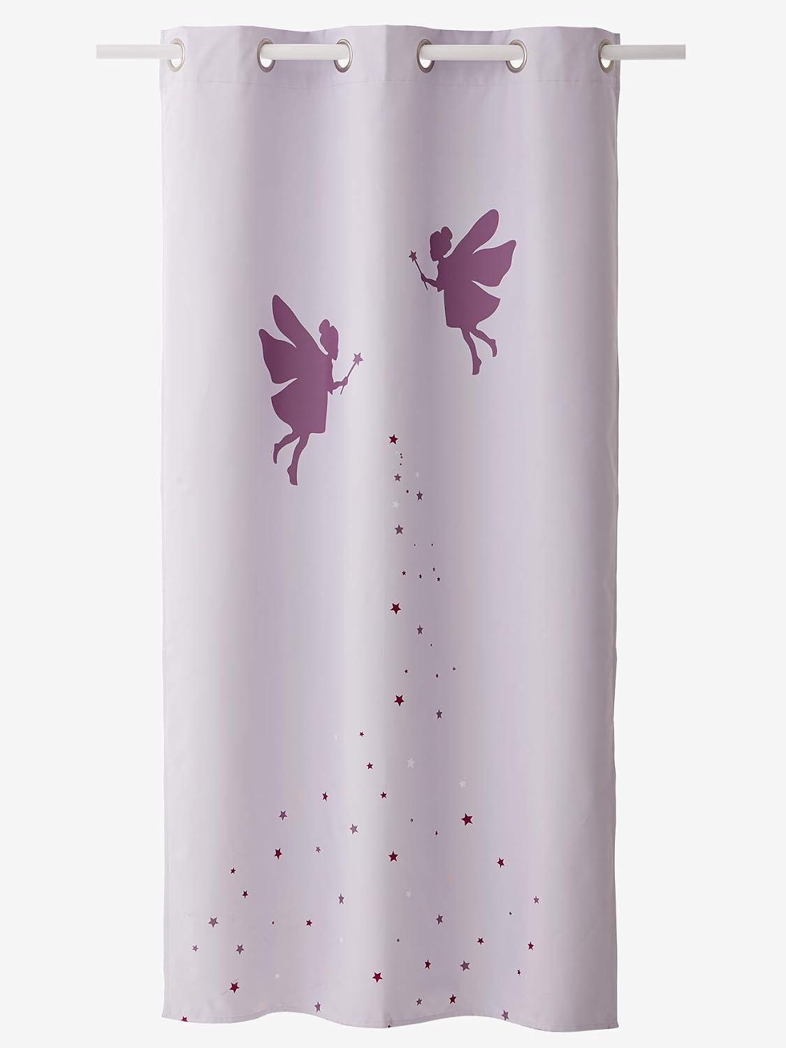 Amazon De Vertbaudet Vorhang Mit Kleiner Fee 105 X 180 Cm Violett