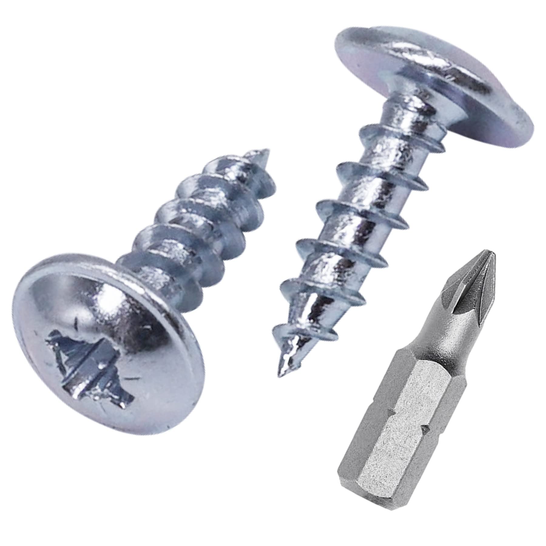 (Pack of 550 pcs) Zinc Plated Steel 3.5 x 10 mm Wood Screws, Metal Screws, Modified Truss Head, Self Tapping (550, 3.5 x 10 mm)