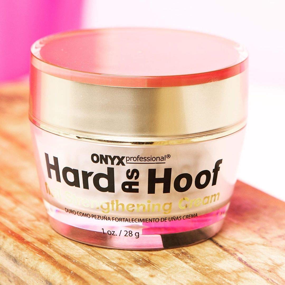 Hard As Hoof Nail Strengthening Cream with Coconut Scent Nail Strengthener, Nail Growth & Conditioning Cuticle Cream Stops Splits, Chips, Cracks & Strengthens Nails, 1 oz : Nail Strengthening Products : Beauty