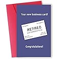 Hongshan Funny Retirement Card for Men Women,Happy Retiring Card for Colleague,Congratulation Retirement Gifts for Him Her,Coworker Leaving Work Card