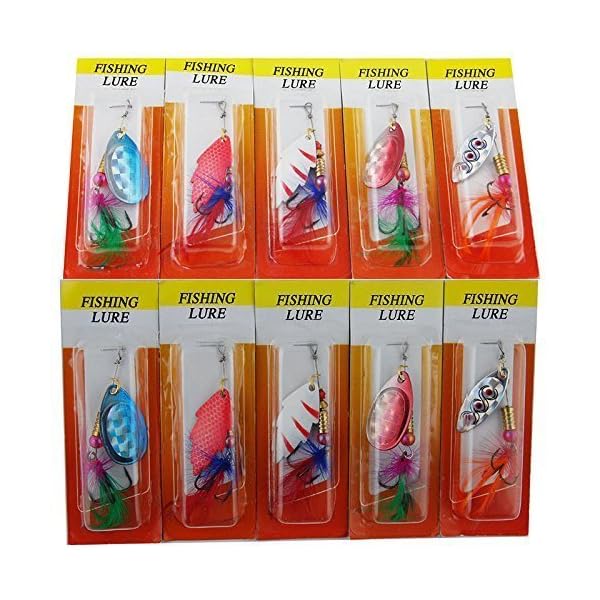 Easy-Catch-30-Pack-Assorted-Fishing-Metal-Lures-Colorful-Feather-Meatl-Casting-Fishing-Spinner-Baits-Spoon-Fishing-Lures-Sharp-Fish-Treble-Hooks-Tackle-Kit