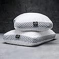LUXOME LAYR Adjustable Firmness & Loft Pillow (2 Pack) - Completely Customizable - Memory Foam - Cooling Cover - Standard/Queen