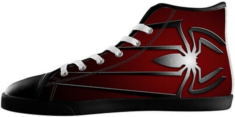 Custom Men Spider Man Canvas Shoes High Top Sneakers