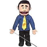 25" George, Peach Dad/Businessman, Full Body, Ventriloquist Style Puppet