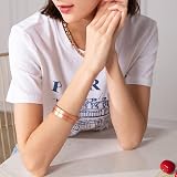 MagEnergy Copper Bracelet 99.9% Pure Copper Magnetic Bangle 8 Magnets 6.8 in view 5