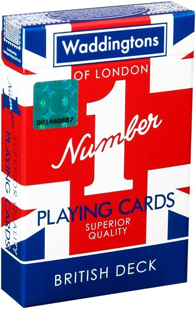 Waddingtons Number 1 Union Jack Playing Card Game Deck