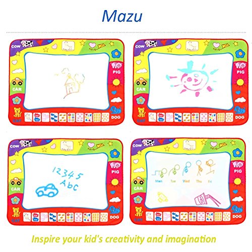 image for MAZU Aqua Doodle Mat, Large Magic Water Drawing Painting Writing Mat P