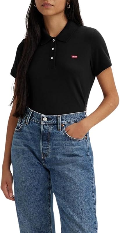 Women's Housemark Polo Shirt Donna, Caviar, S