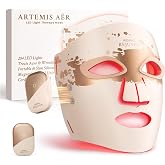 RENPHO Red Light Therapy Mask for Face, 204 LEDs, 3 Modes,Wireless LED Mask | Wrinkle Treatment &amp; Anti Acne, 10-Min Timer, FSA Eligible HSA, Birthday Gifts for Wife, Home Facial Skincare, FDA-Cleared