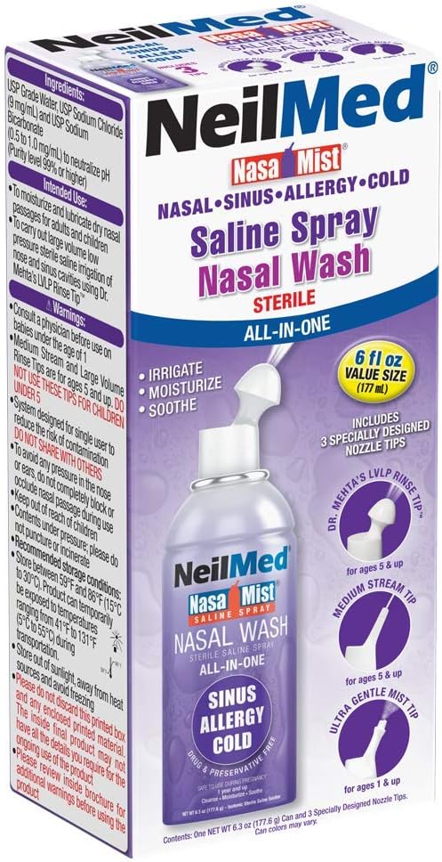 Neilmed Nasa Mist All In One Saline Spray Nasal Amazon De Computer Zubehor