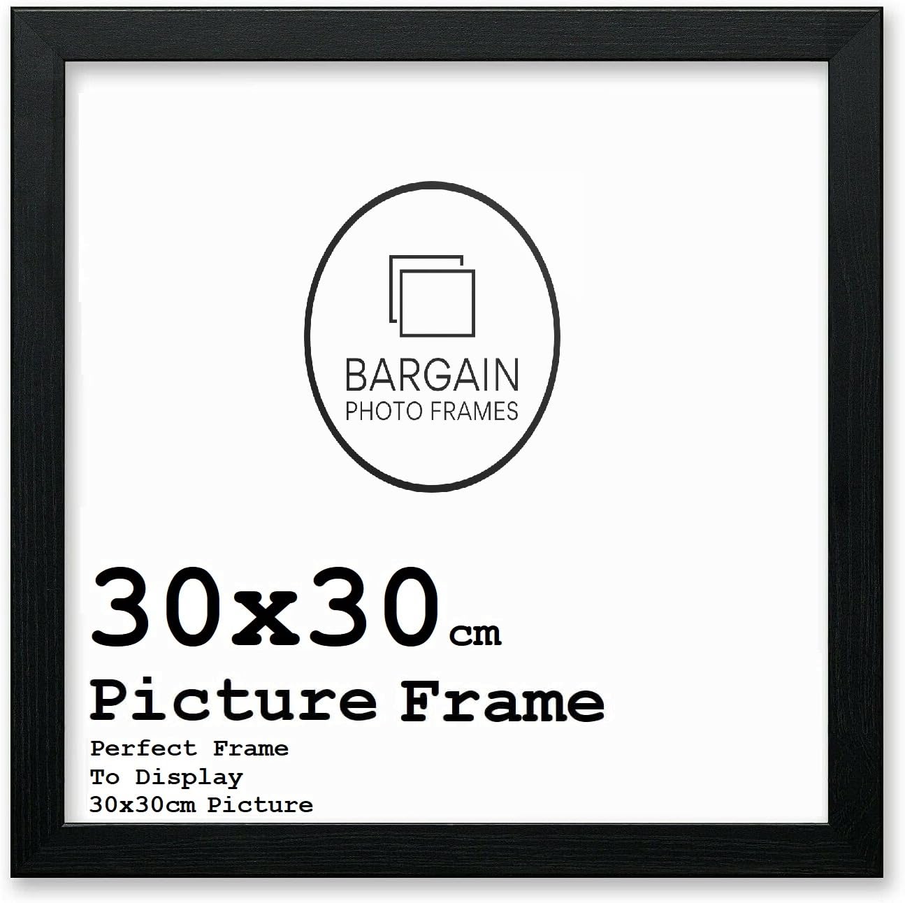 30x30 cm Black Square Photo & Picture Frame Home Decor Poster Frame (30x30 cm, Black) — image 1