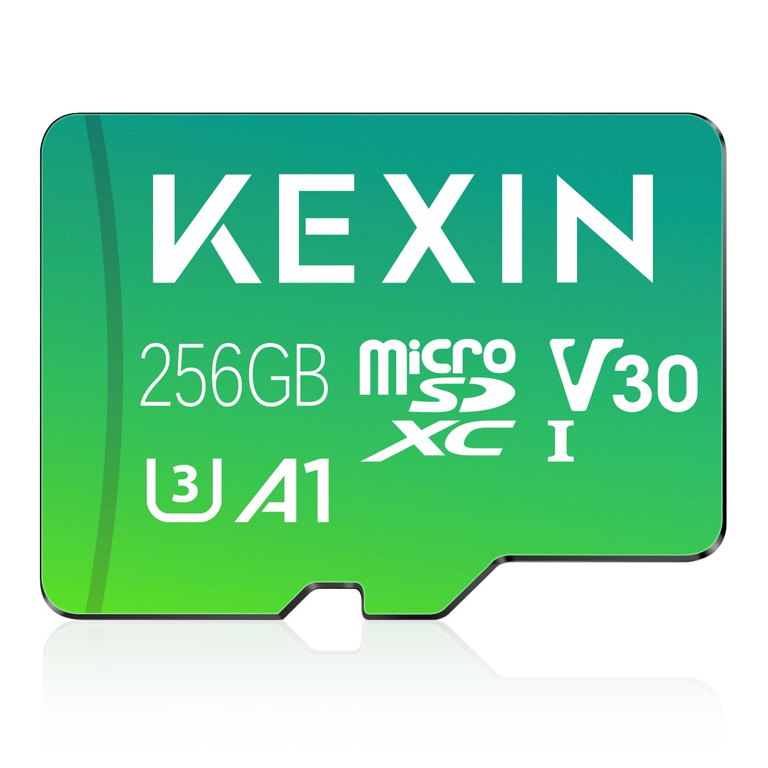 Kexin MicroSDXC 256GB Memory Card - U3, A1, C10, V30, 100MB/s Read Speed
