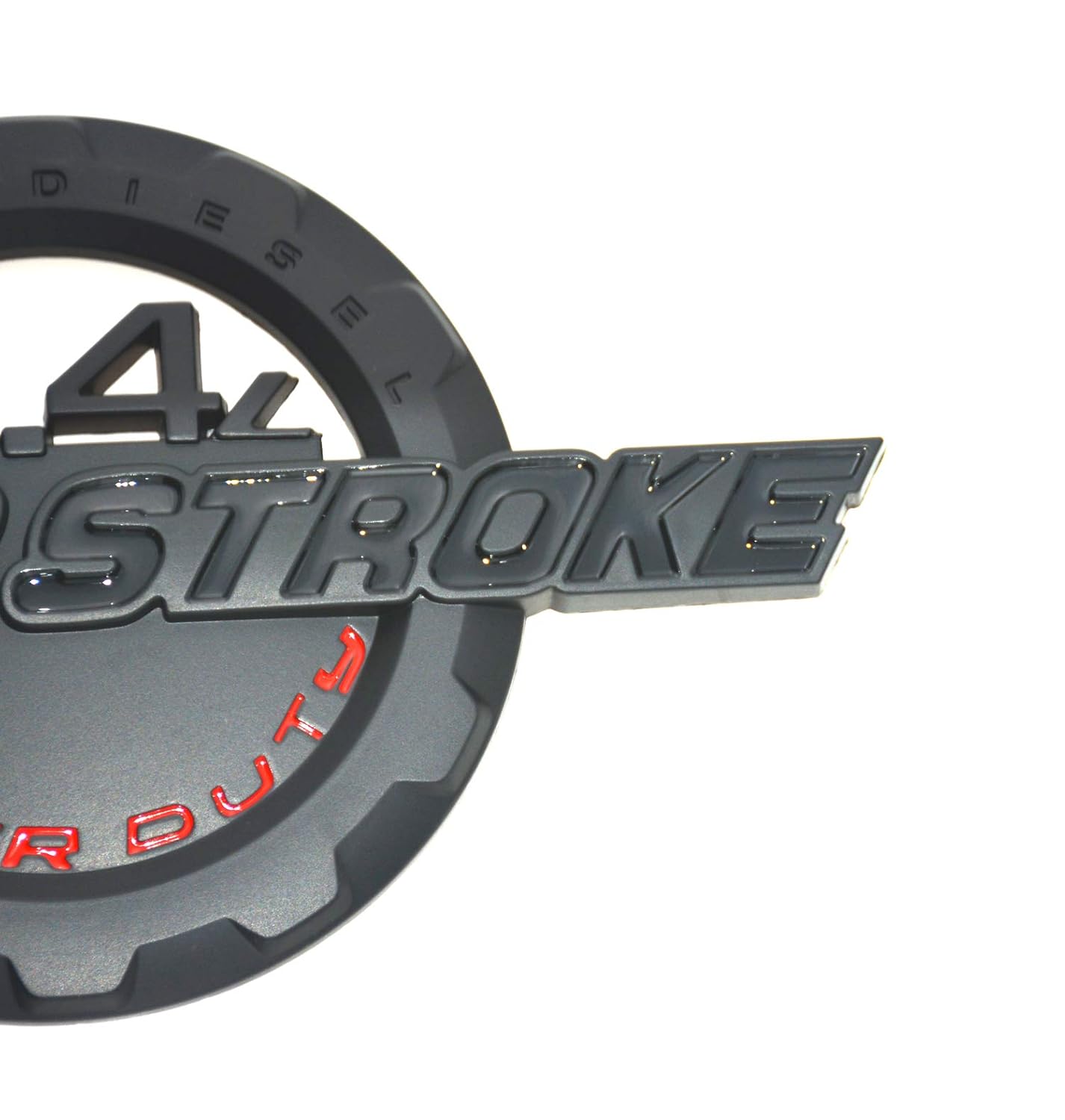 Chrome 1 pcs 6.4L Powerstroke Emblem Power Stroke Super Duty Badge