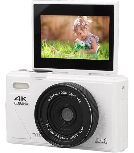 Amazon.com : CCYLEZ 64MP Digital Camera, Camera Digital 4K