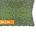PZG 1-inch Artificial Grass Patch w/Drainage Holes & Rubber Backing | 4-Tone Realistic Synthetic Grass Mat | Heavy & Soft Pet Turf | Lead-Free Fake Grass for Dogs or Outdoor Décor
