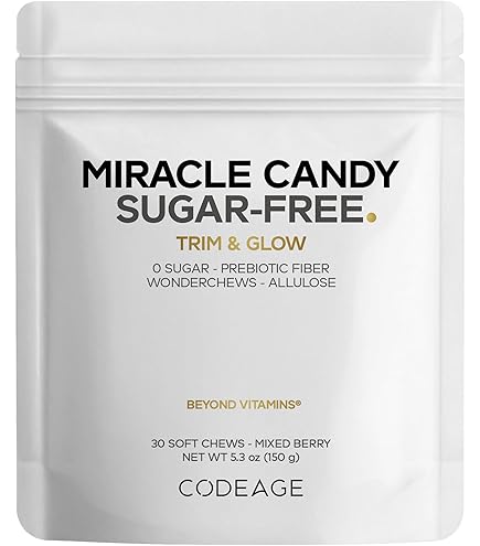 Amazon.com : Codeage Miracle Candy Sugar-Free Candies, Salted