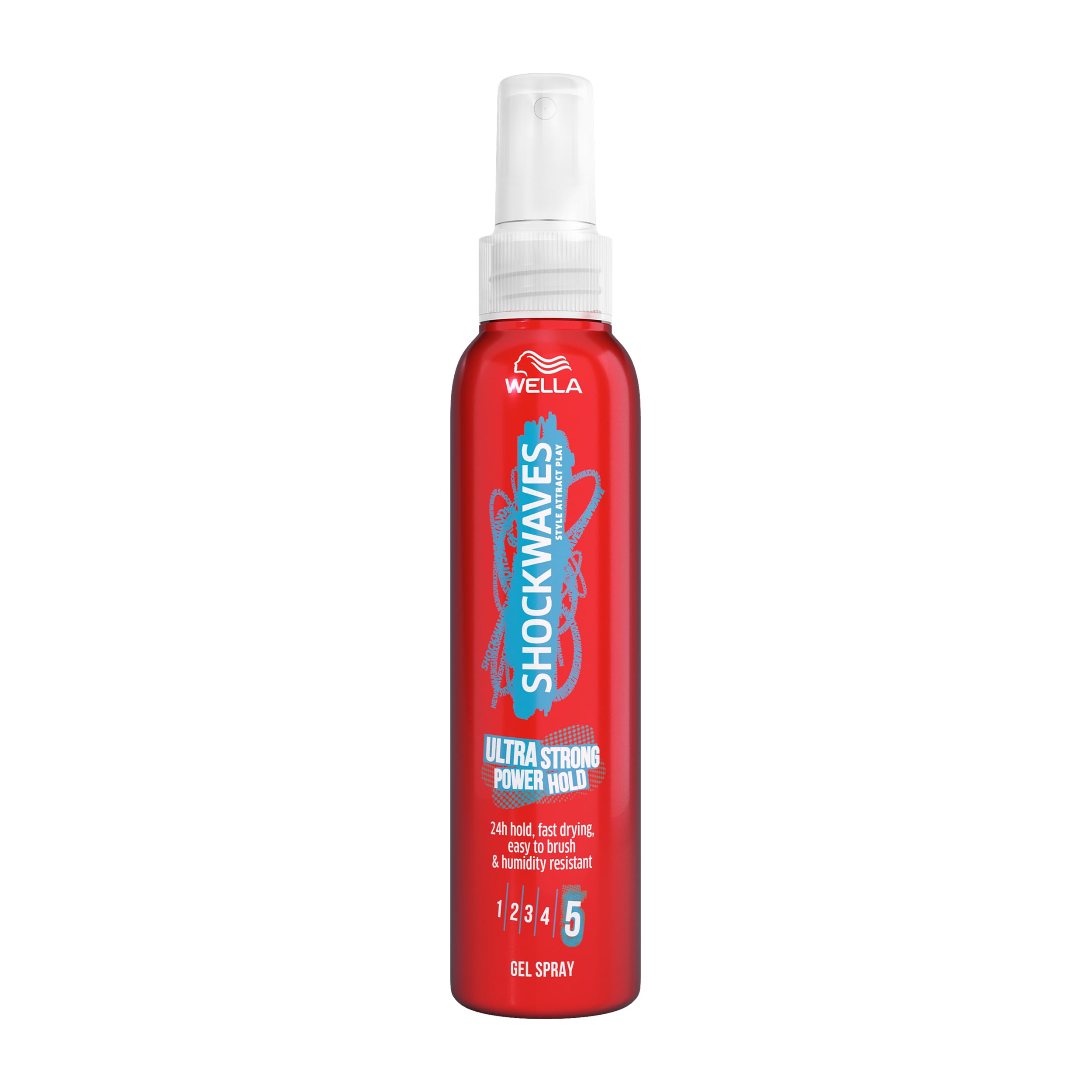 Shockwaves Ultra Strong Rock and Hold Hair Gel Spray, 150 ml