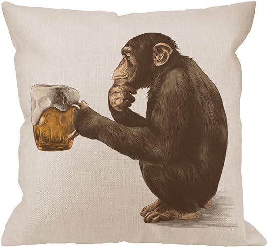 Amazon Com Hgod Designs Gorilla Pillow Cover Decorative Throw