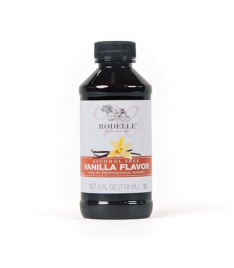 Amazon Com Rodelle Alcohol Free Vanilla Flavor 4 Oz Vanilla Beans Spices And Herbs Grocery Gourmet Food