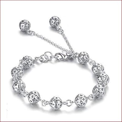 CAIYCAIY 2019 New Korean Crystal Bracelet Silver-Plated Bracelet Jewelry Handicrafts Womens