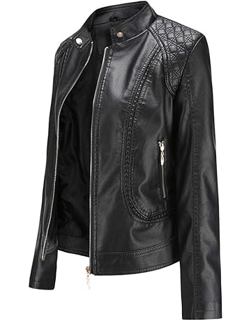 veste en simili cuir femme pas cher