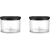 KitchenAid Go Cordless Top Down Chopper Accessory Bowls, 2 pack | Accessory for KitchenAid Go Top Down Chopper, 3.5 cup Capacity per bowl, 2 bowls included, Dishwasher-safe, Model KTCRBA35