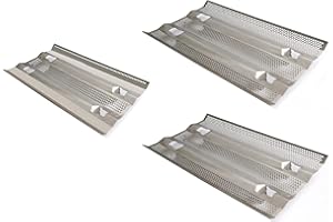 Cmanzhi S9C531(2-Pack) S9C551(1-Pack) 16GA Stainless Steel Heat Plate for Fire Magic 15-S1S1N-A, 15-S2S1N-A, 25-S1S1N-62, 25-S1S1N-71, 25-S2S1N-62, 25-S2S1N-71