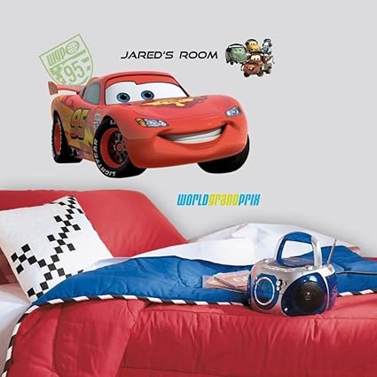 Amazon Com Defonia Cars 2 Wall Sticker Personalized