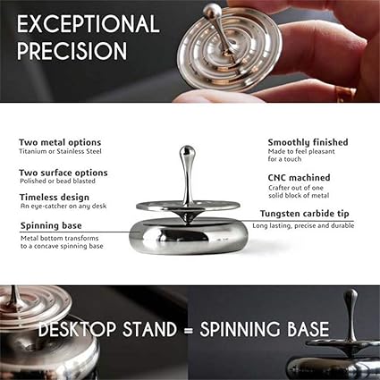 magnetic spinning top toy