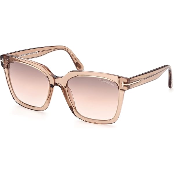 Amazon.com: Tom Ford LUCILLA FT 1063 Shiny Pink/Pink Shaded