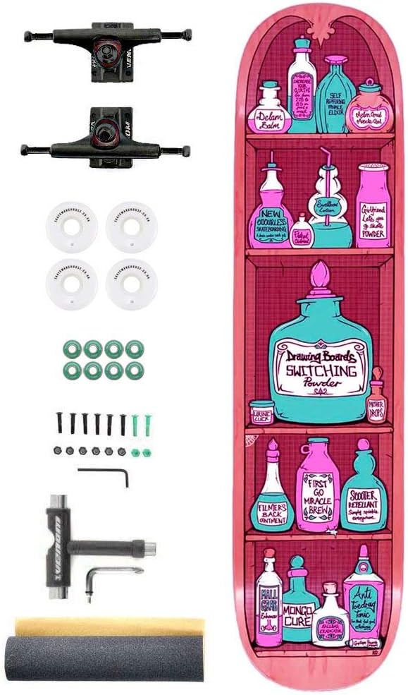 Drawing Boards Potions Custom Complete Pro Skateboard Kit - 8.25"