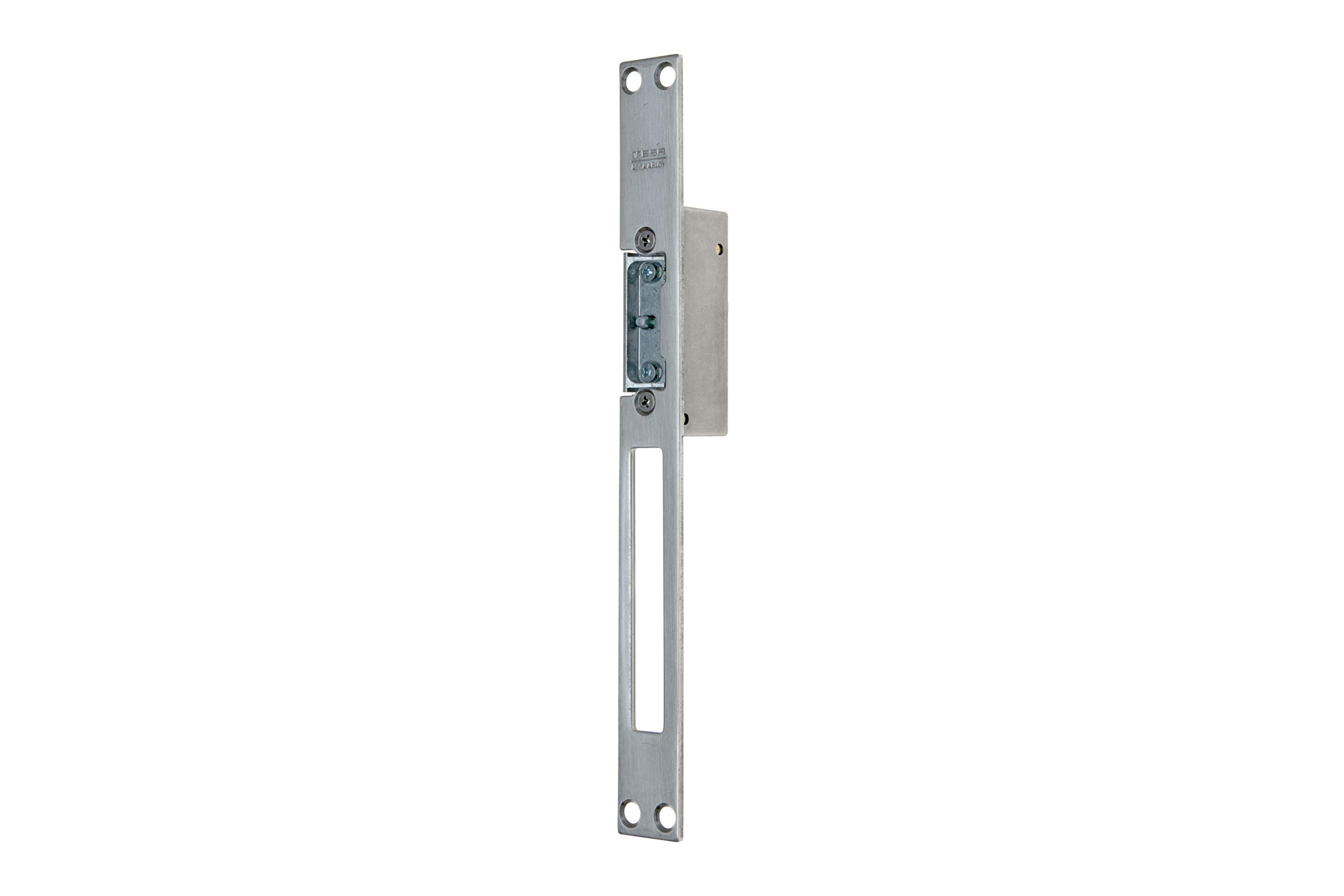 Tesa Assa Abloy, CERAUTLCI, Automatic Sliding Front Electric Strike Without Manual Unlock, Stainless Steel