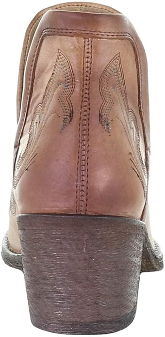 corral cognac embroidery shoe boot q0099