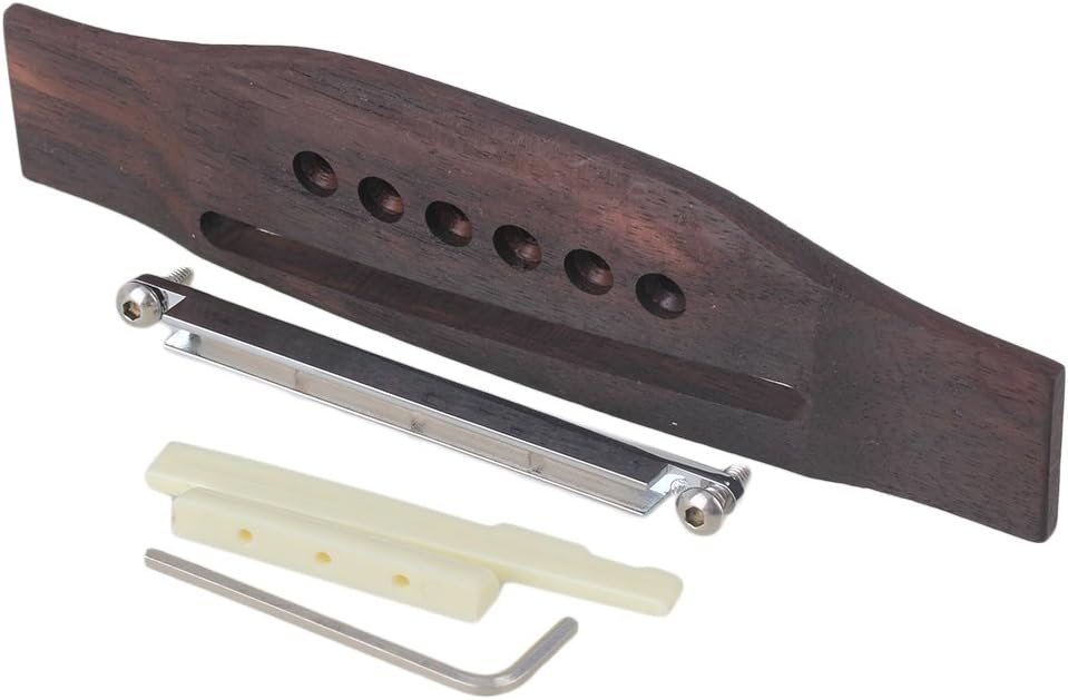 Vencetmat Lot De 3 Sillets De Guitare Vierges Et Non Coupés En Os Pur 80 X 3 X 10 Mm, 52 X 6 X 10 Mm Pour Guitare électrique, Acoustique, Classique Et