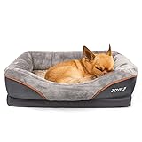 JOYELF Memory Foam Dog Bed Small Orthopedic Dog Bed
