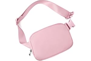 GITUS Belt Bag for Women Fanny Pack Crossbody Bags for Women Fashion Waist Packs with Adjustable Strap Gifts for Teen Girls Women Men (Pink)