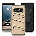 Zizo Bolt Cover - Case for Samsung Galaxy Note 8 (2017) with Military Grade + Glass Screen Protector & Kickstand and Holster (Desert Tan/Camo Green)